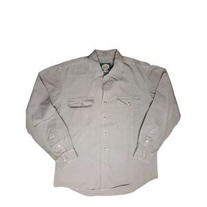 Vtg Cabela’s Men's Outdoor Gear Hunting Button Down 100% Cotton Work Shirt Size